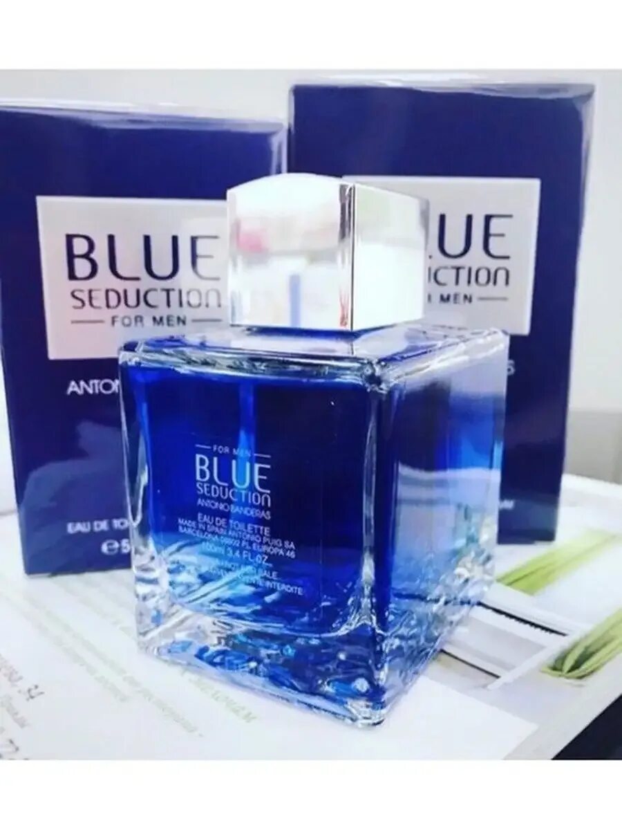 Blue seduction man 100 мл. Антонио бандерас blue seduction. антонио бандерас духи блю. antonio banderas blue seduction for men 100ml. туалетная вода antonio banderas blue seduction for men.