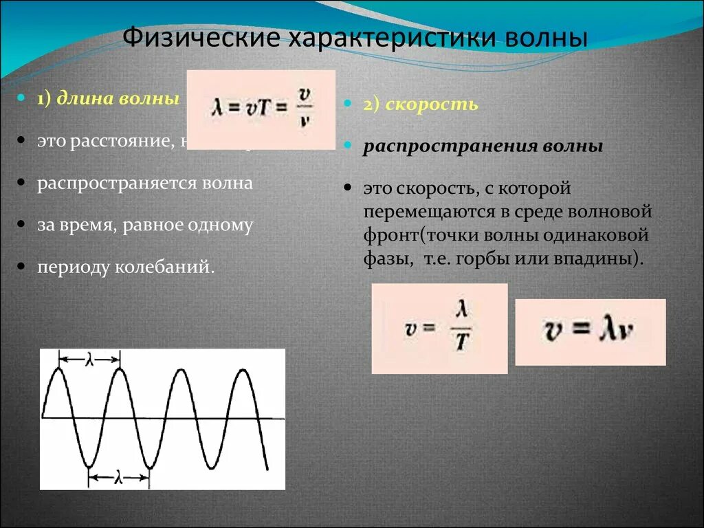 Механические колебания свойства. Механические волны формулы. Механические волны физика формулы. Длина механической волны формула. Длина волны формула физика 9 класс.