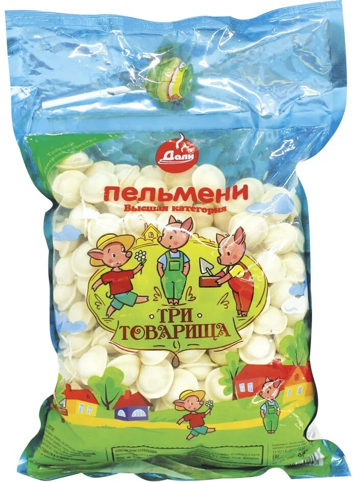 3 пельмешки