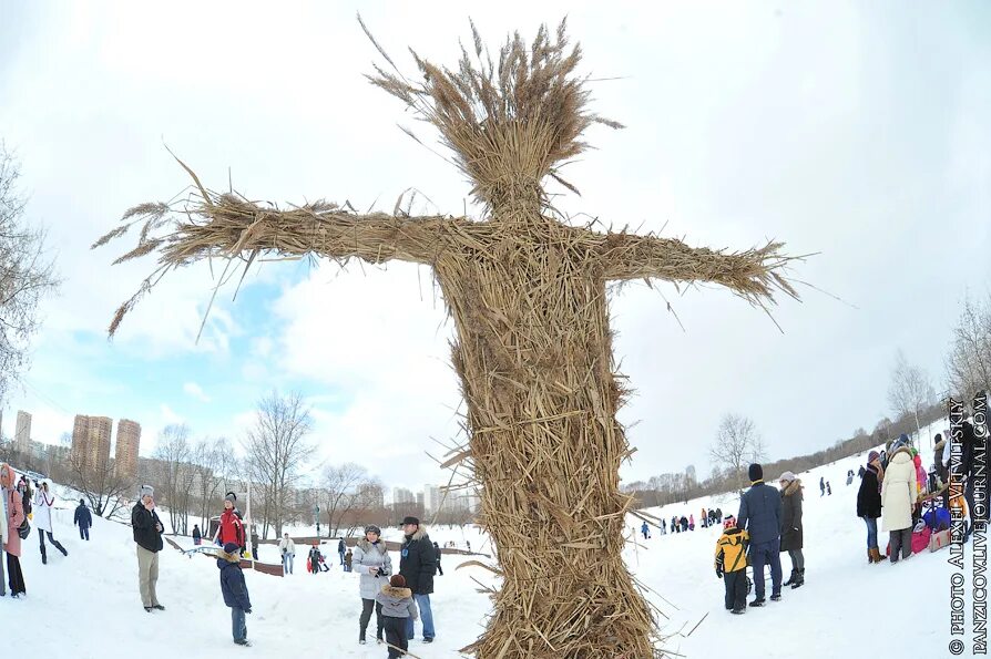 Чучело из сена на масленицу