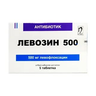 Антибиотик левофлоксацин 500