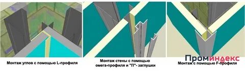 Профиль для крепления стеновых панелей