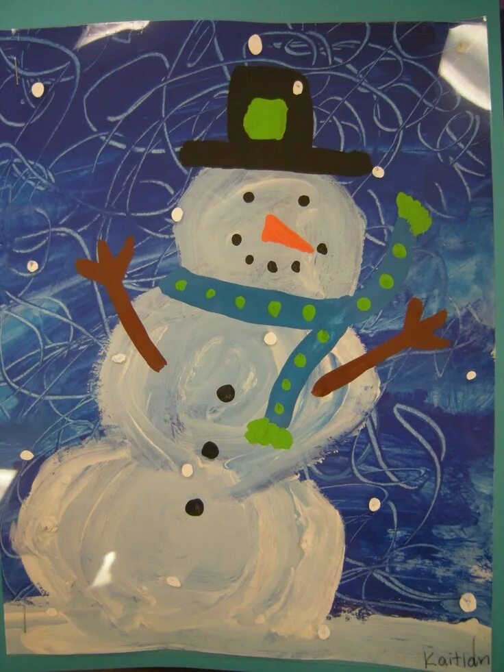 Снеговик красками. Снеговик сложный. Рисование с детьми снеговик. Композиция со снеговиком. Снеговик гуашью поэтапно.