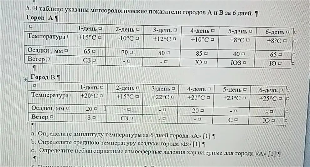 Указаны в таблице 2 5