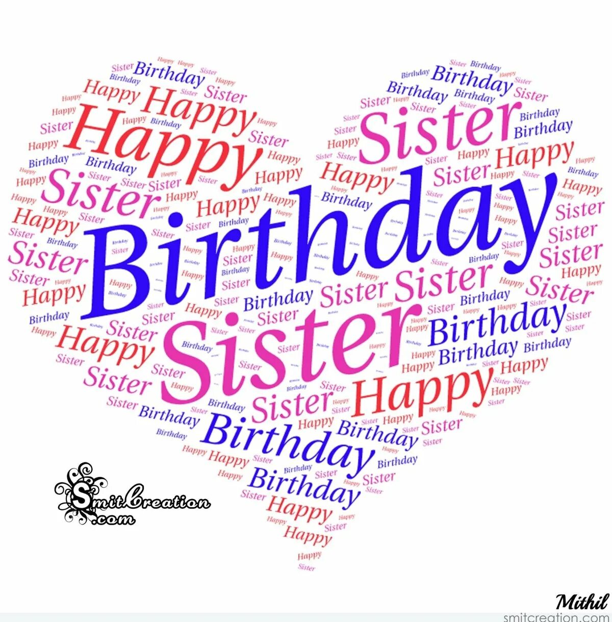 Sister s birthday. Happy Birthday сестренка. Открытки с днём рождения систер. Открытка Happy Birthday sister. Happy Birthday sister прикольные.