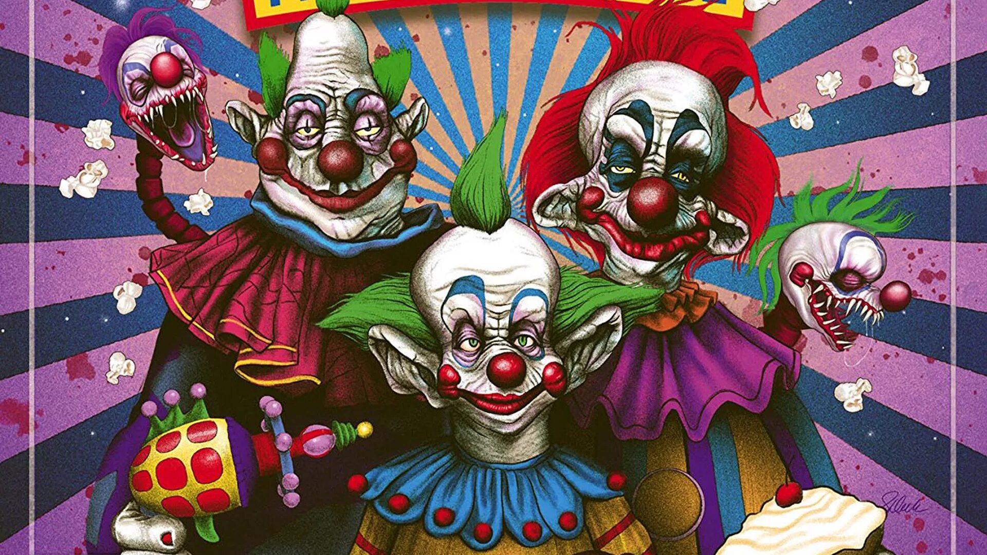 From outer space. Killer klowns from outer space 1988. клоуны убийцы из космоса 2. клоуны убийцы из космоса клоунессы.
