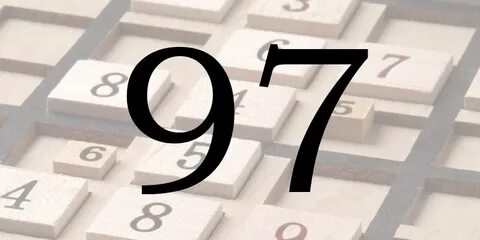 Значение числа 97