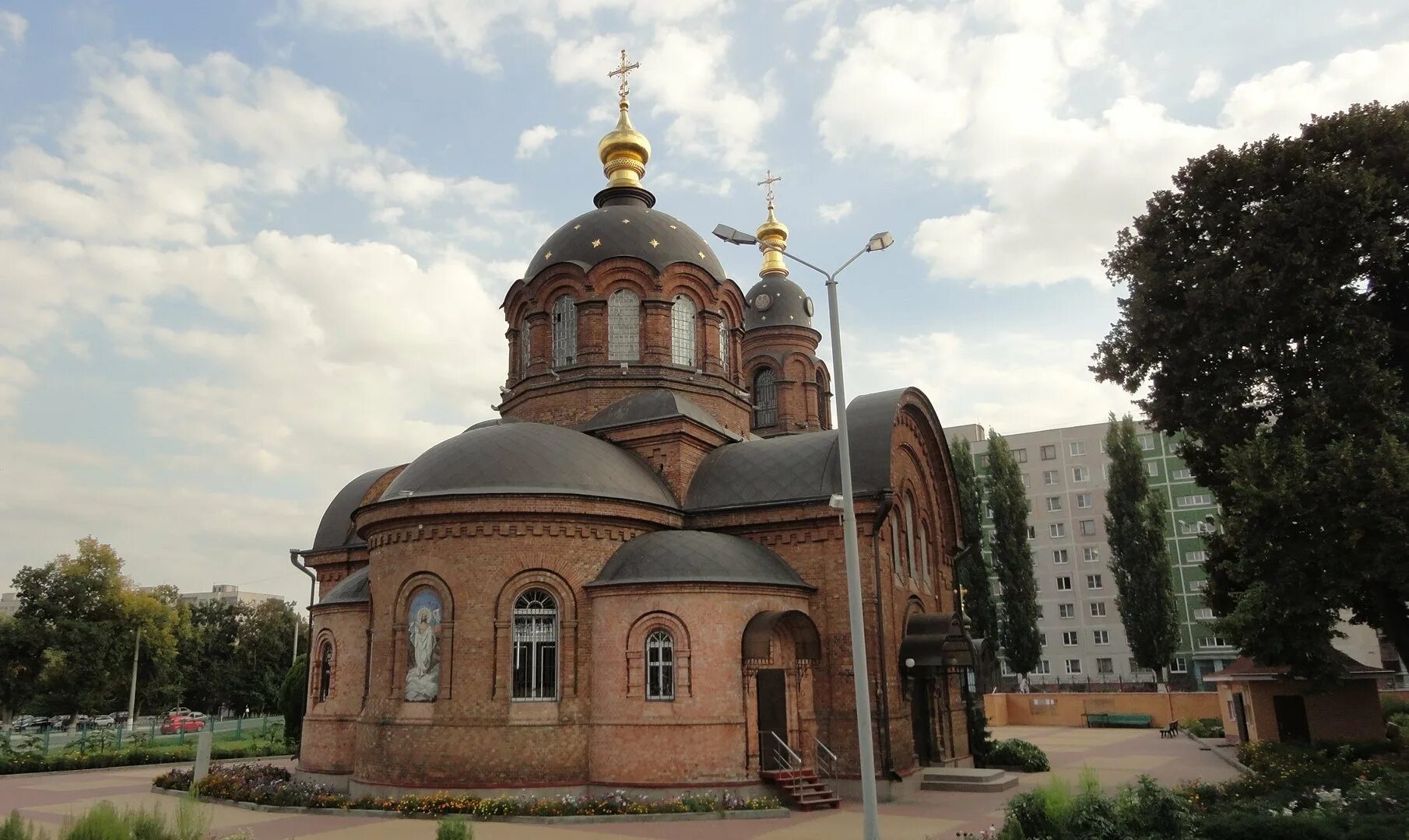 Черноземье старый оскол. Храм Сергия Радонежского старый Оскол.