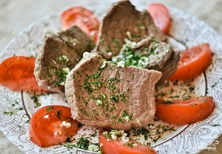 Пищевая ценность продукта: Говядина вареная