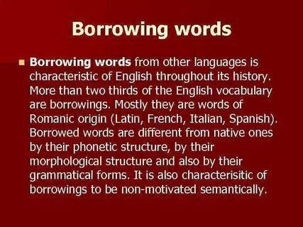 Native language is