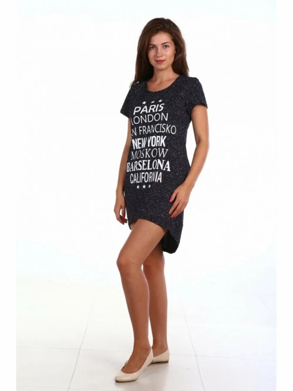 Хоум стайл трикотаж. Хоум стайл трикотаж. Хоум стайл трикотаж. Домашний костюм арт. Туника 255-13, 46.