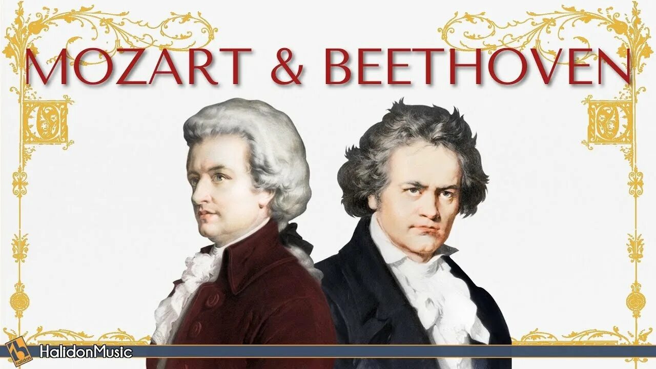 Моцарт и бетховен слушать. Моцарт и Бетховен. Моцарт и Бетховен фото. Моцарт vs Бетховен.
