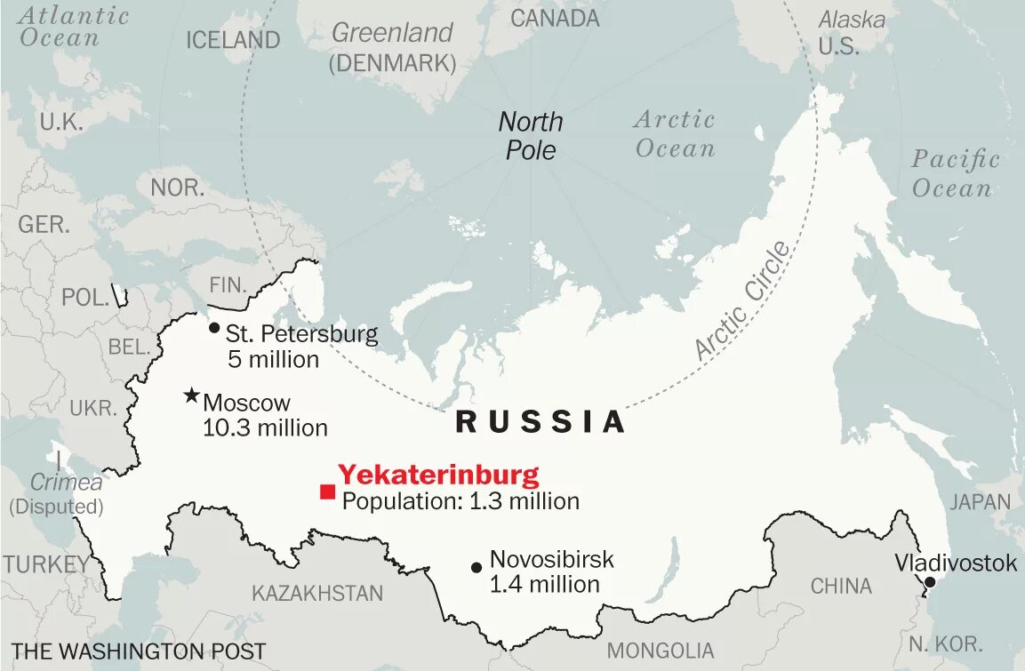 Показать на карте город екатеринбург. Екатеринбург на карте России. Местоположение Екатеринбурга на карте России. Екатеринбург на карте РФ. Расположение Екатеринбурга на карте России.