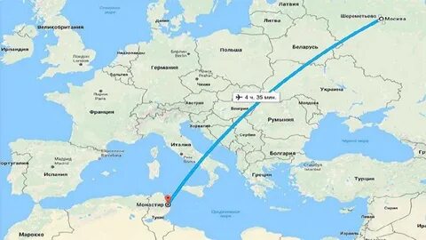 С уфы до турции сколько