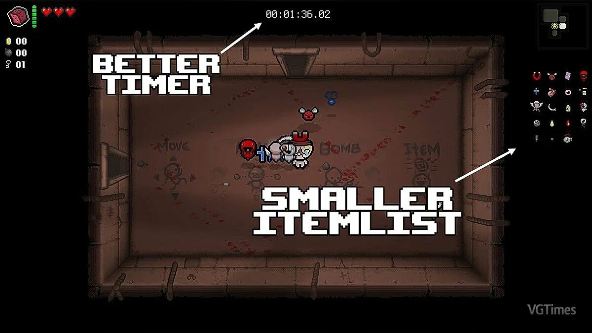 Isaac repentance как установить моды. Hud для isaac. tboi hud. tboi extra hud. the binding of isaac hud.