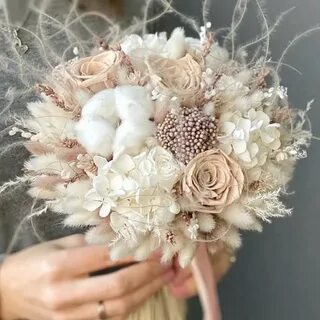 Букет из хлопка