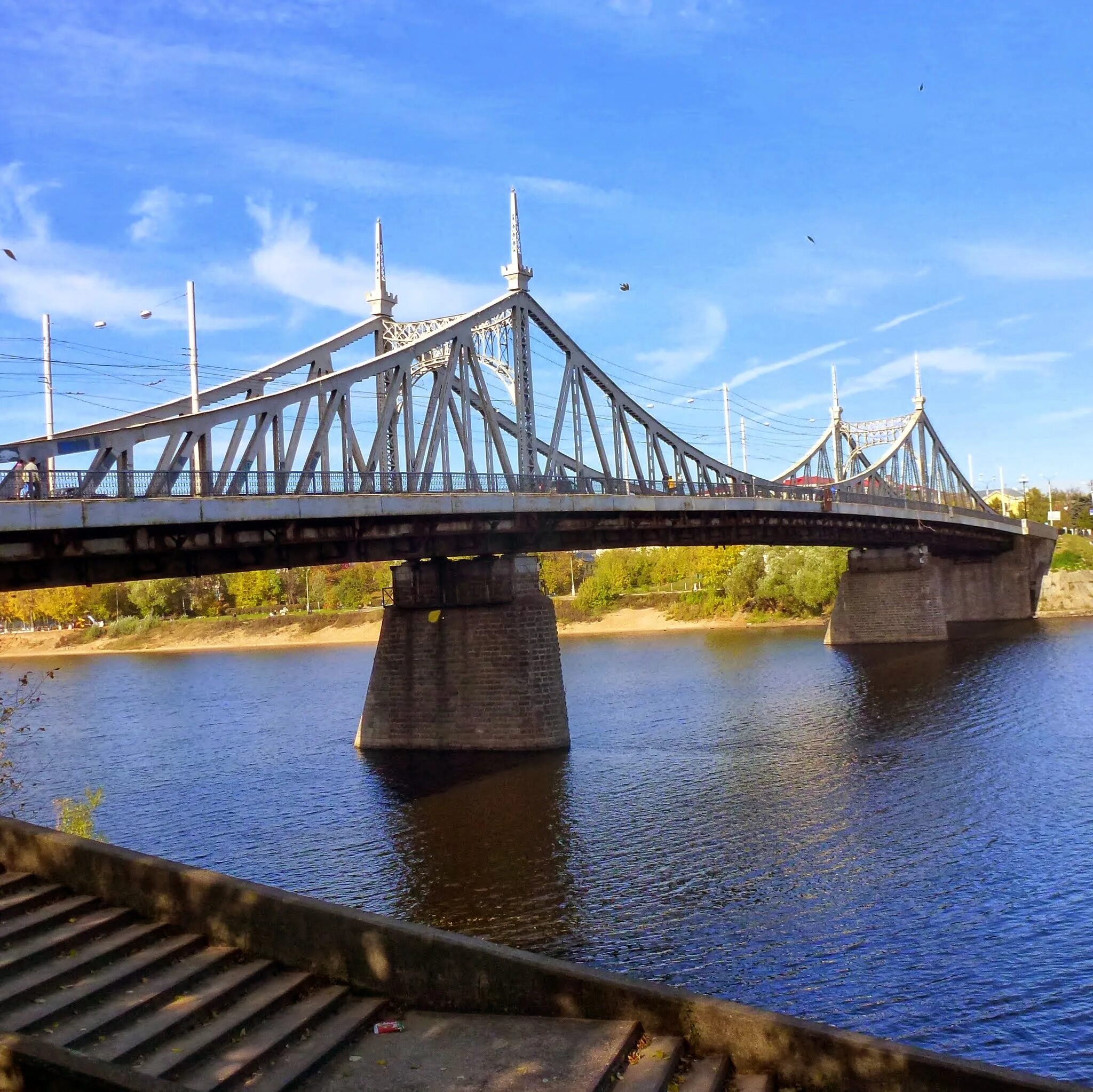 Старый мост тверь. Староволжский мост. Староволжский мост достопримечательности Твери. Заволжский мост Тверь. Старый Заволжский мост Тверь.