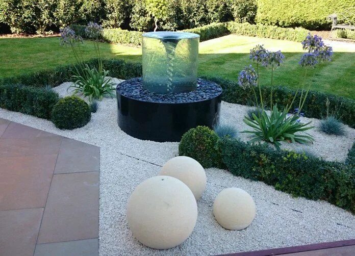 Aluminum & Lead Fountain for Circle Driveway