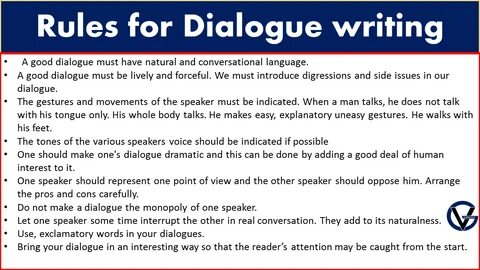 Dialogue words