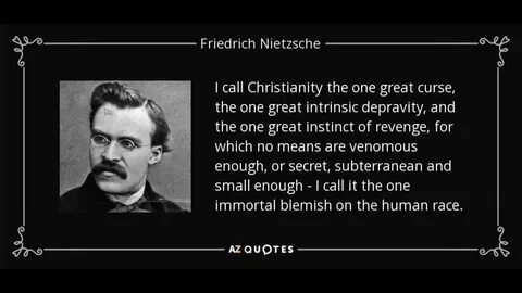 Friedrich Nietzsche: Kekr1stenan 4dalah Suatu N0da 4badi Bagi Umat manusi4 ...