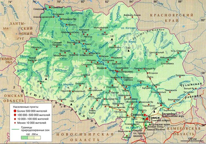 Томская область столица. Карта Томской области с населенными. Географическая карта Томской области. Карта районов Томской области с границами. Карта Томской области по районам подробная.