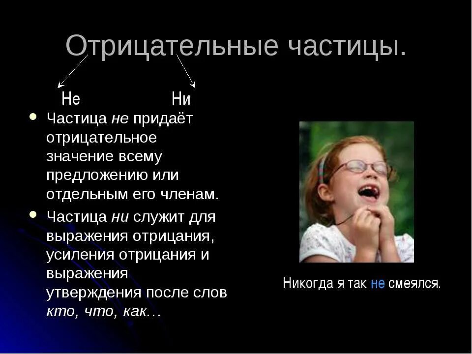 Частица ни служит для выражения отрицания. Частица не придает отрицательное значение всему предложению. отрицательные частицы презентация. частица не служит для отрицания.. отрицательные частицы не и не.