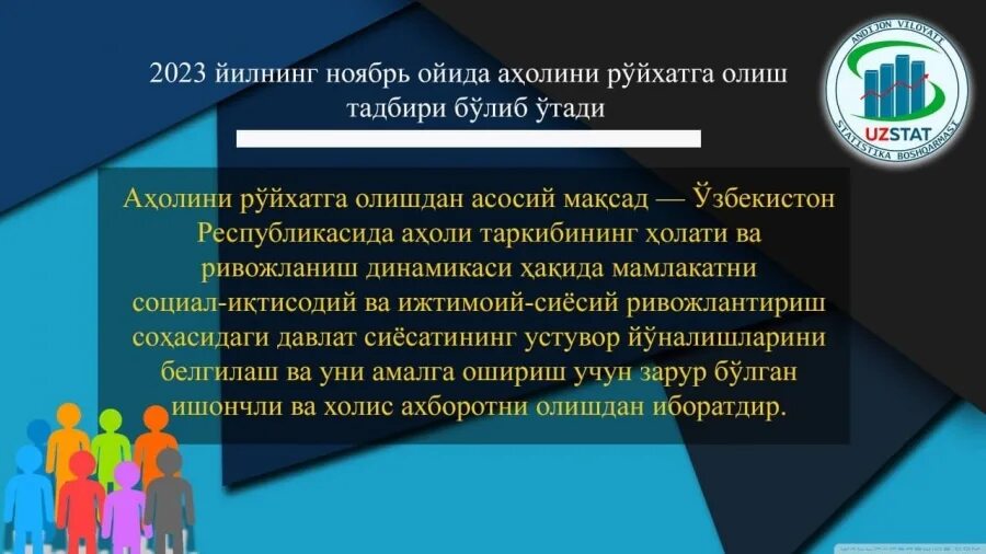 Ахолини руйхатга олиш. Ахолини руйхатга олиш 2023. Аҳолини рўйхатга олиш. Аҳолини рўйхатга олиш. Ахолини руйхатга олиш.