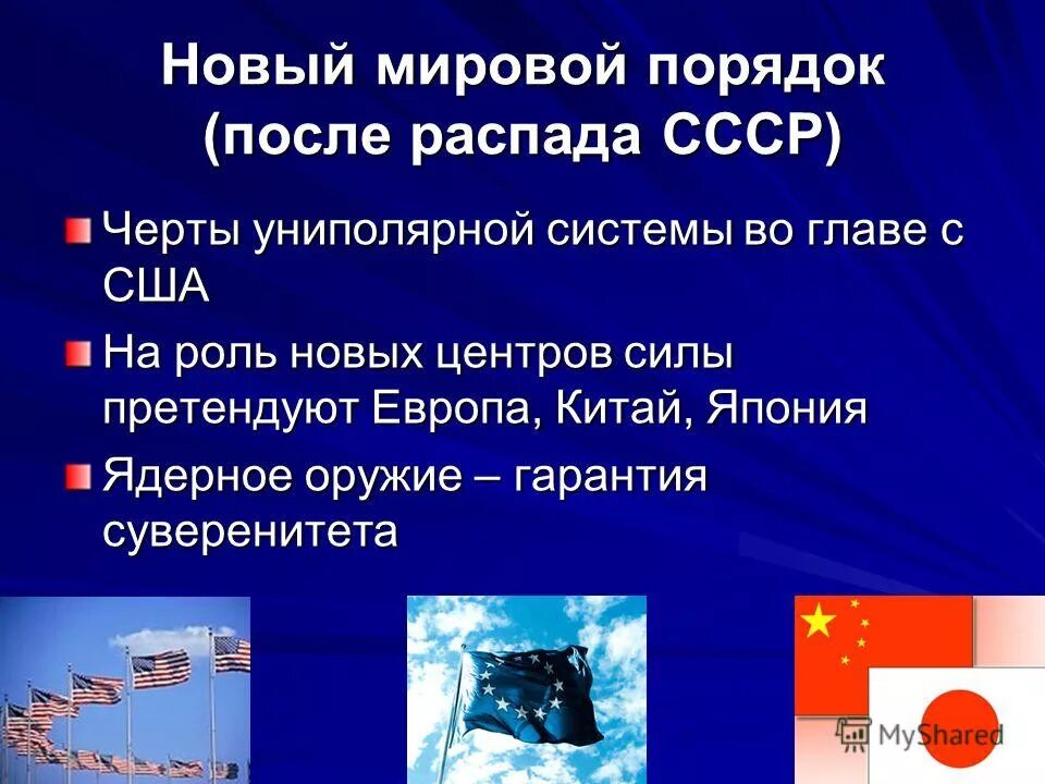 Понятие международного порядка. Концепция мирового порядка. Особенности современного международного порядка. Понятие международного порядка. Концепция мирового порядка.