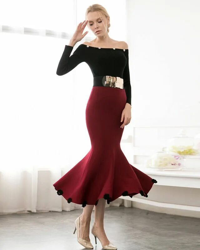 Платье с юбкой гаде. Юбка с воланами. Фасон юбки годе. Юбка "русалка". Юбка годе.