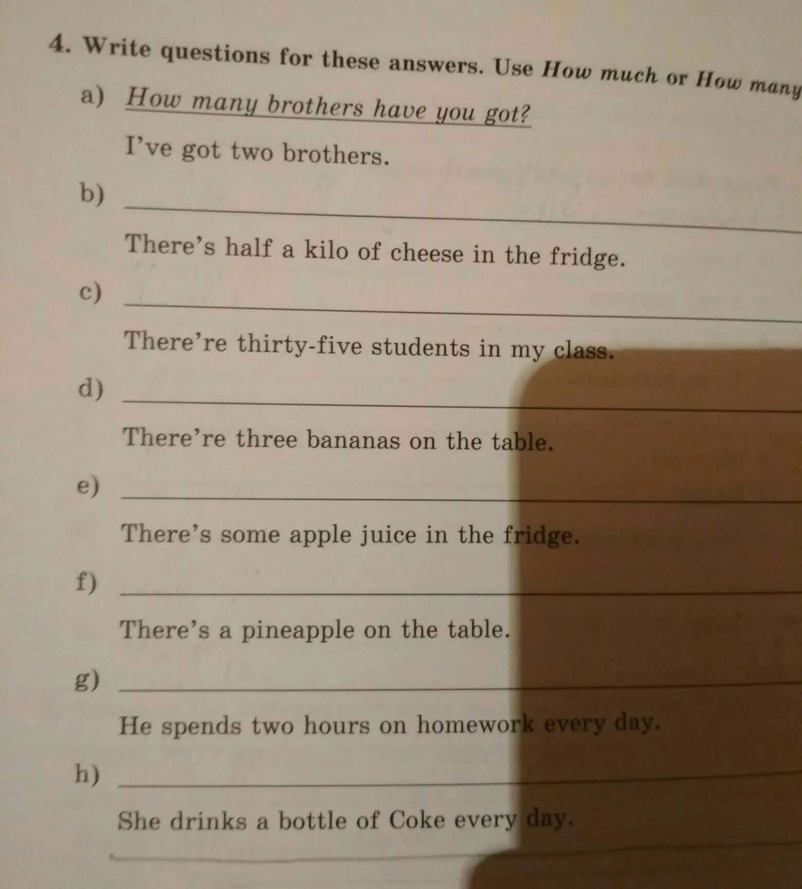 Write the answers how many. Write answers to these questions. Write the questions. Write questions for these answers. Write the questions for these answers 5 класс.