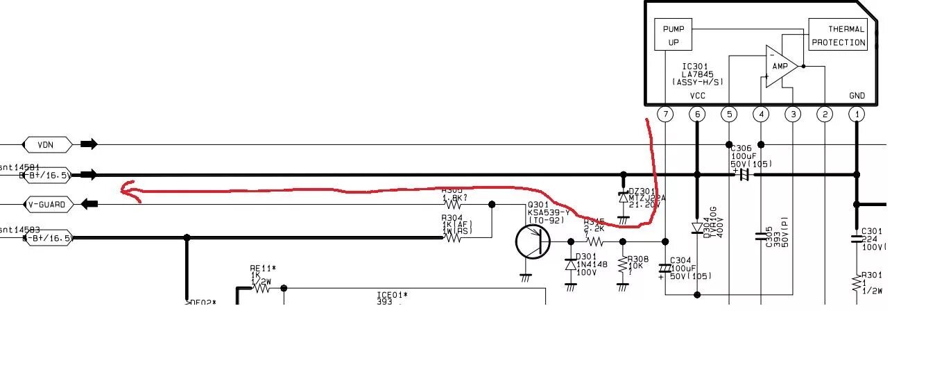 SAMSUNG CS-21Z47ZQQ CHASSIS S16G-P Service Manual download, schematics, eeprom, 