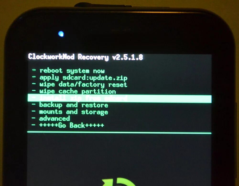 System factory reset