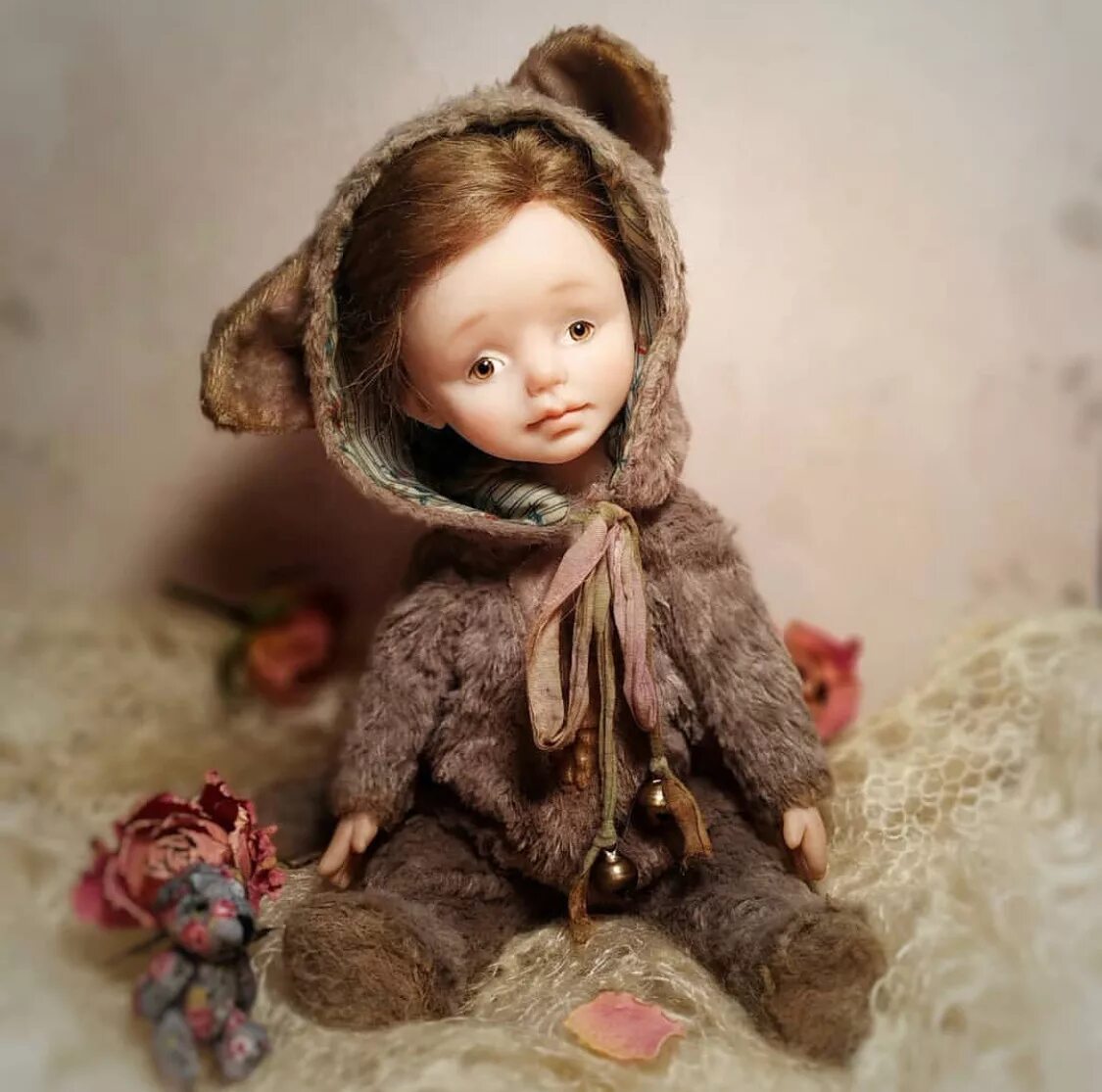 Авторские тедди долл. Кукла тедди. Тедди долл кошечка. Игрушка для девочки ручной работы. Тедди долл кошечка.