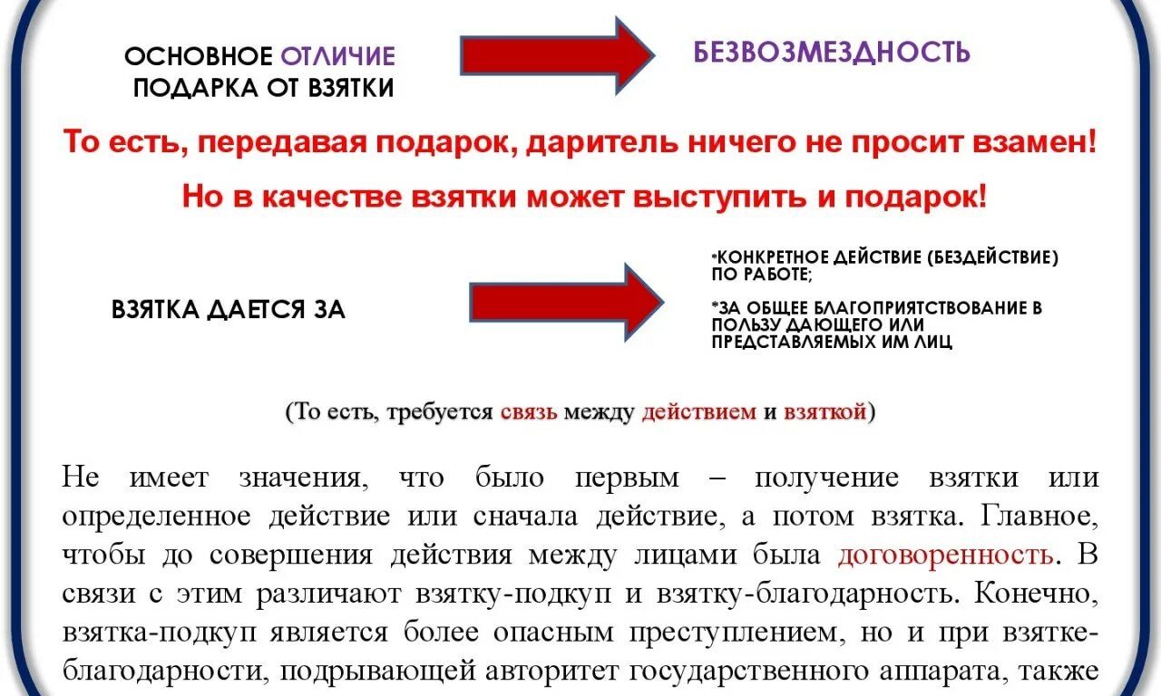 Какой подарок является взяткой. Разница между подарком и взяткой. получение взятки коррупция. что является взяткой.