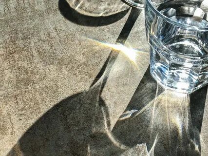 Stone through glass