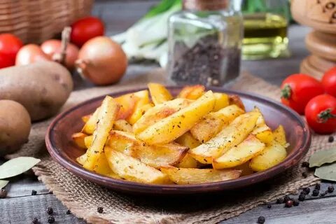 Картошка жарен
