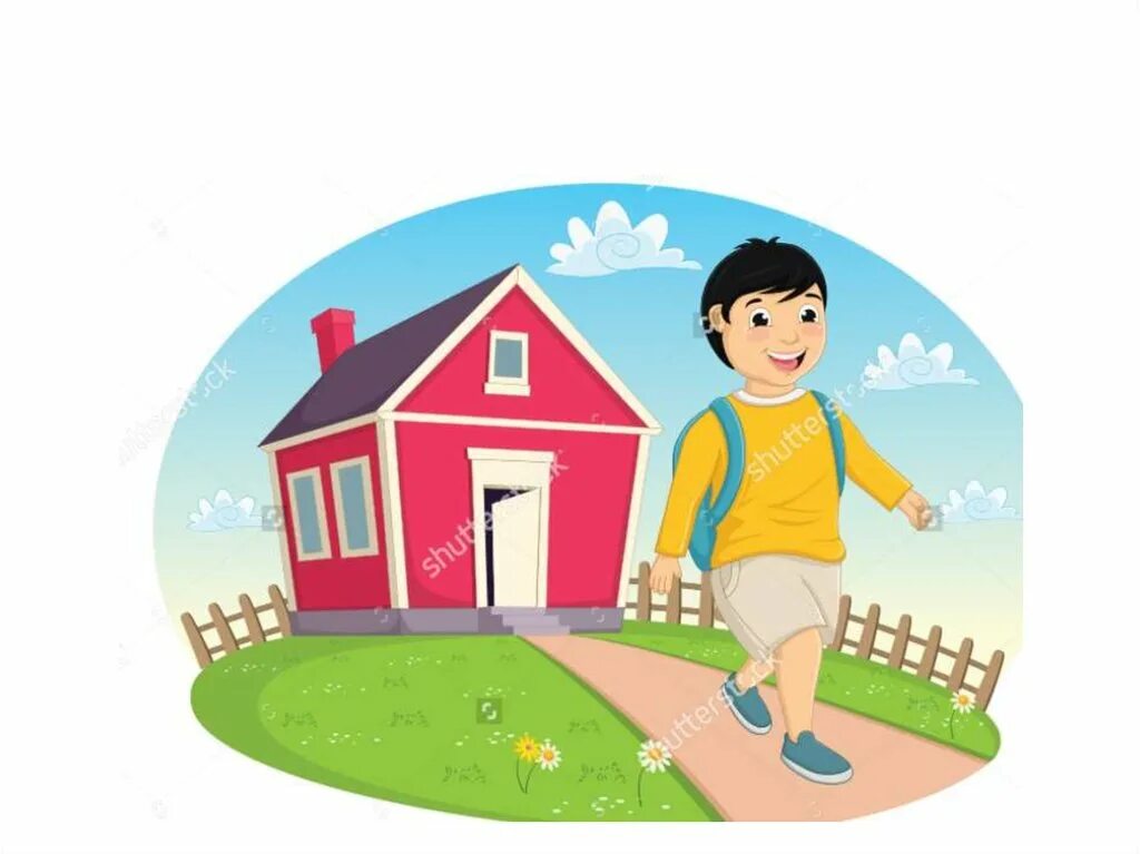 Девочка на подоконнике. Можно детям выходить из дома. Человек у двери. Дети бегут в школу. Ребенок прощается с мамой.