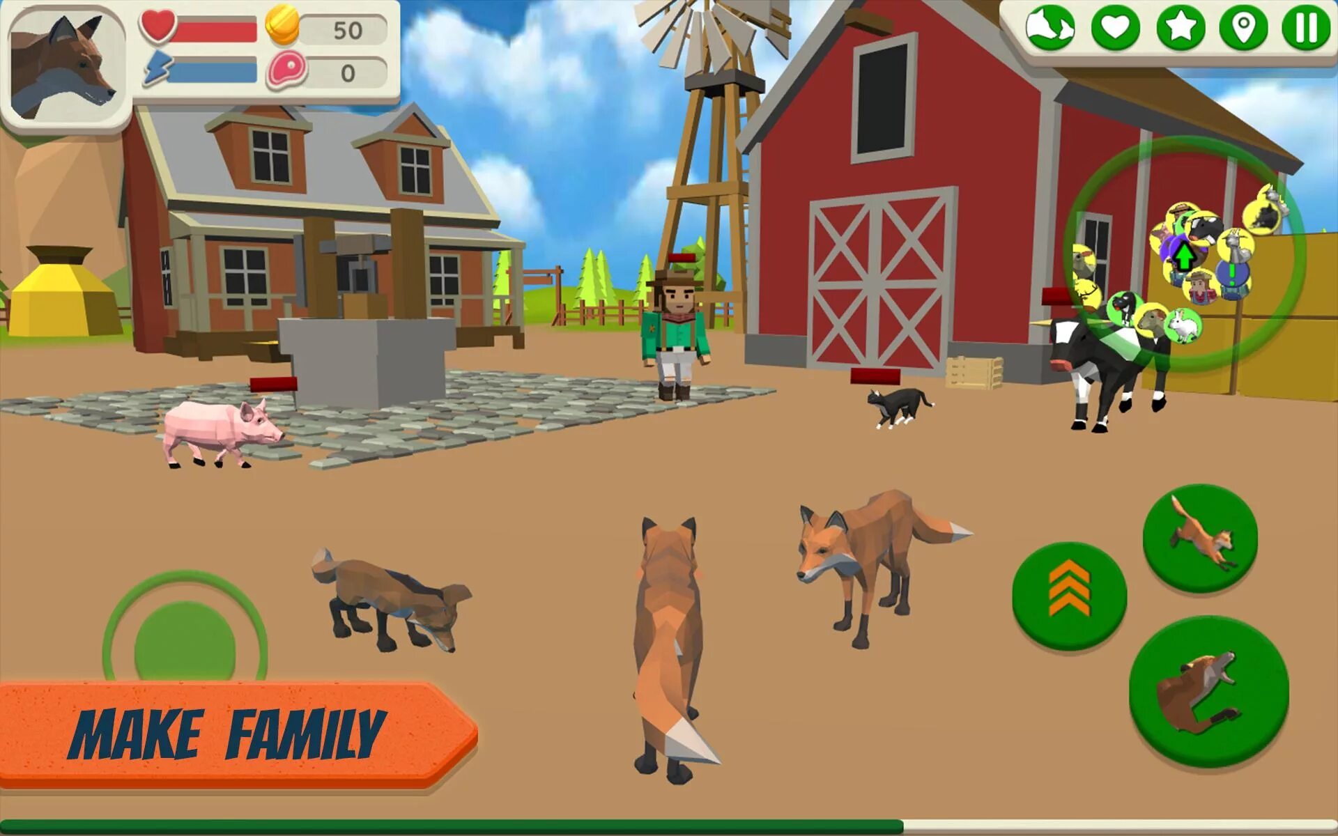 Как играть в игру лиса и свина. Fox family игра. хорсэ фэмили энимал симулятор. игра лиса симулятор. симулятор лисы 3д.