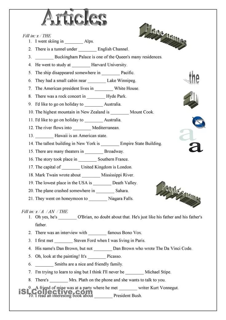 Тест артикли 10 класс. Артикли в английском языке worksheets. артикли в английском языке упражнения. артикль the с географическими названиями упражнения. артикли в английском упражнения.