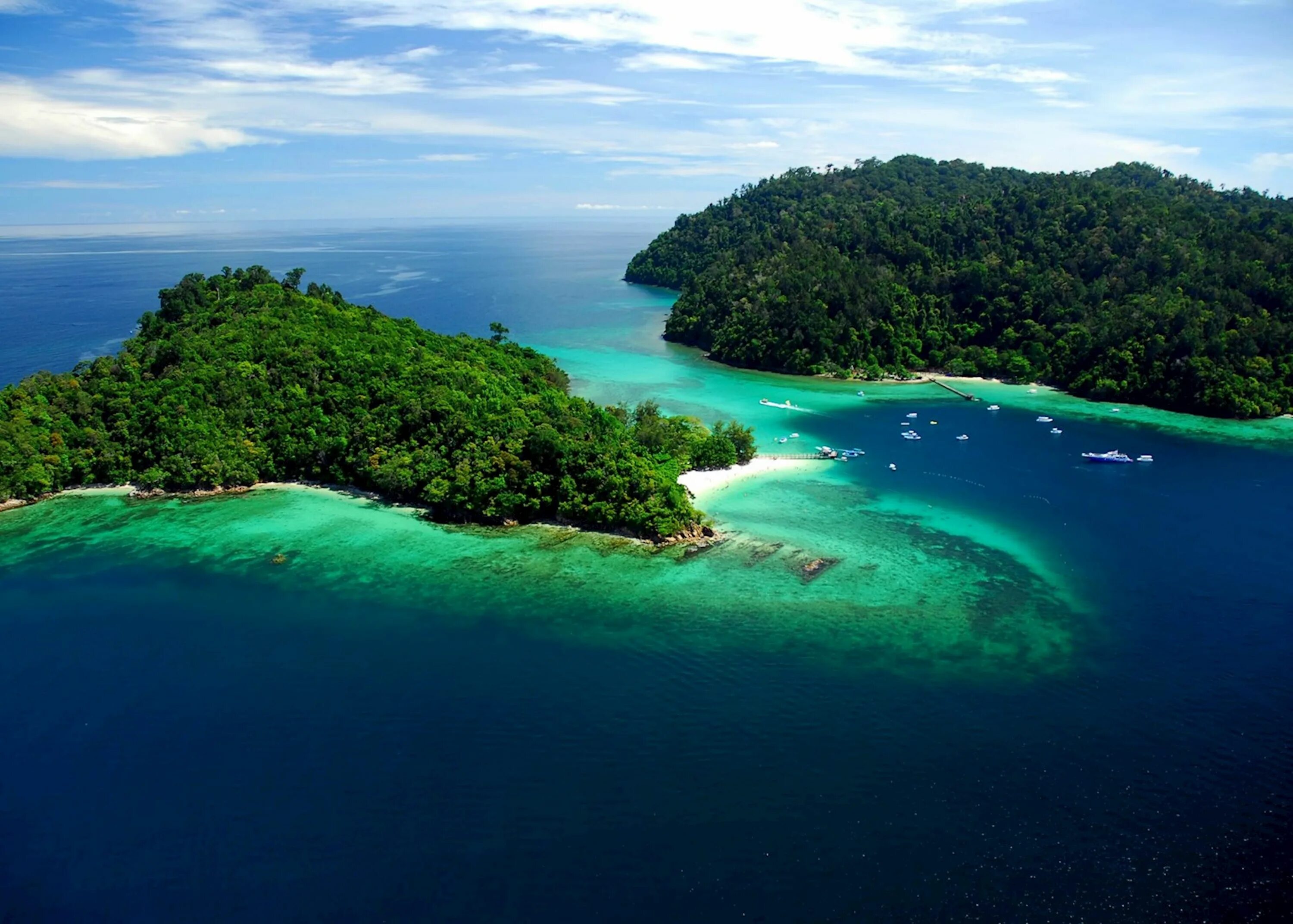 Калимантан. Борнео Малайзия. Остров Гайя Малайзия. Малайский архипелаг остров Борнео.