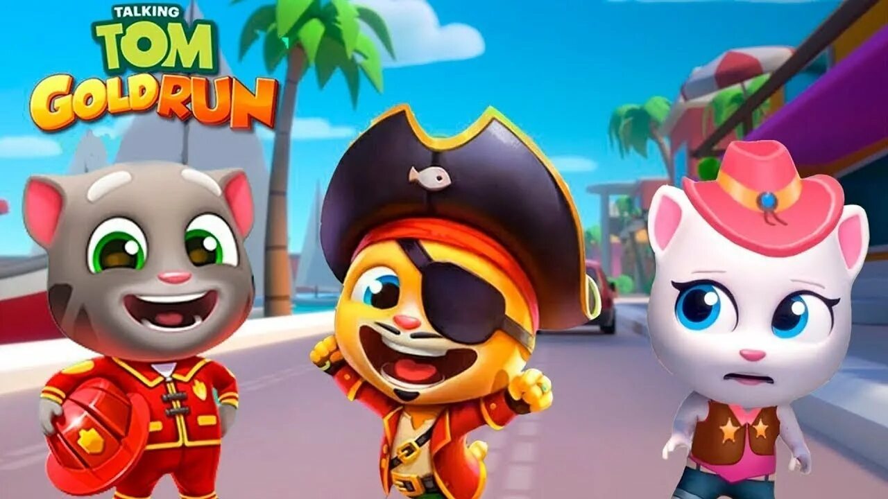 Tom Gold Run игра. Talking Tom Gold. Том за золотом герои.