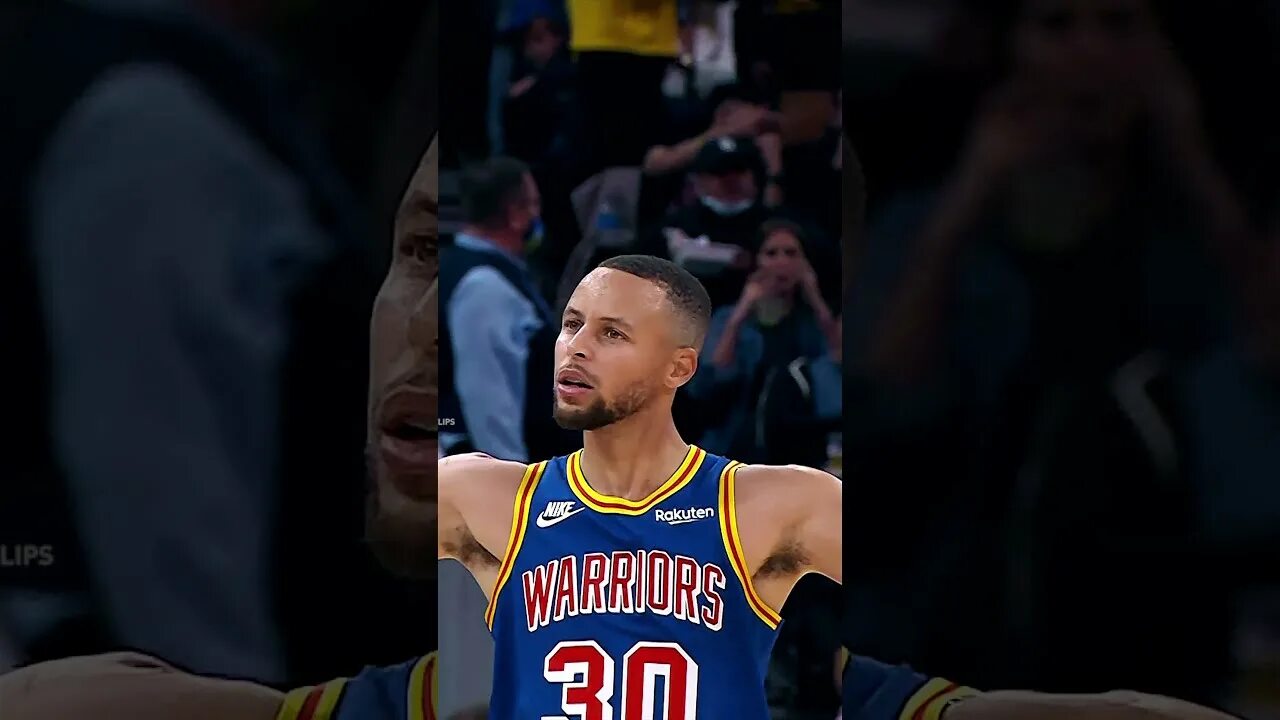 Three away. Steph curry with the coldest look away three.