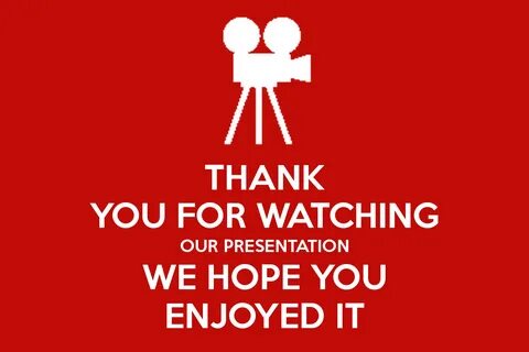 Thanks for our support