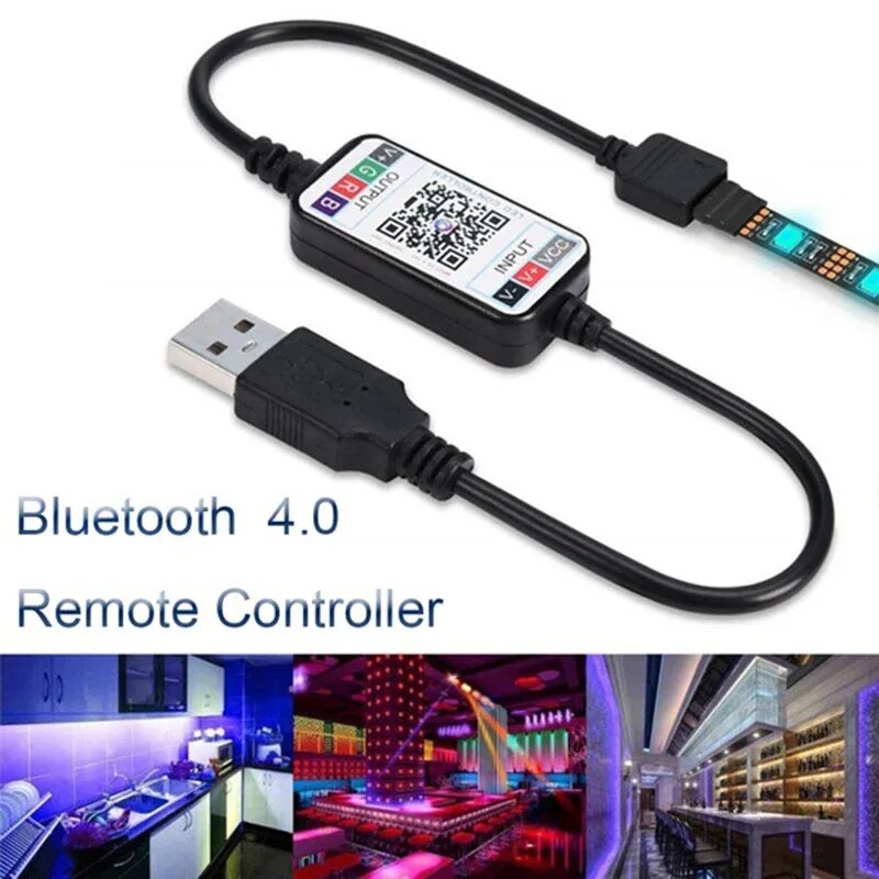 Телефон управление usb. Мини контроллер Bluetooth v4.0. USB контроллер с диммером. Bluetooth контроллер для управления смартфоном. Bluetooth led Controller USB.