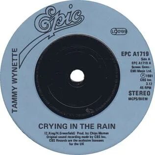 A ha crying in the rain