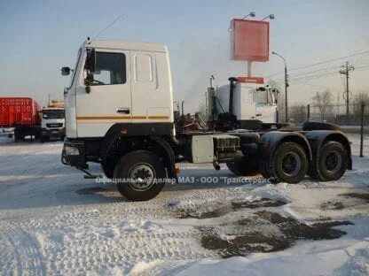 Маз 6х6 седельный тягач