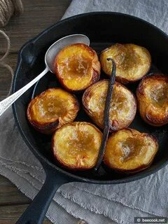 Персик запечь