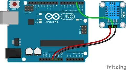 Arduino подключение датчика температуры