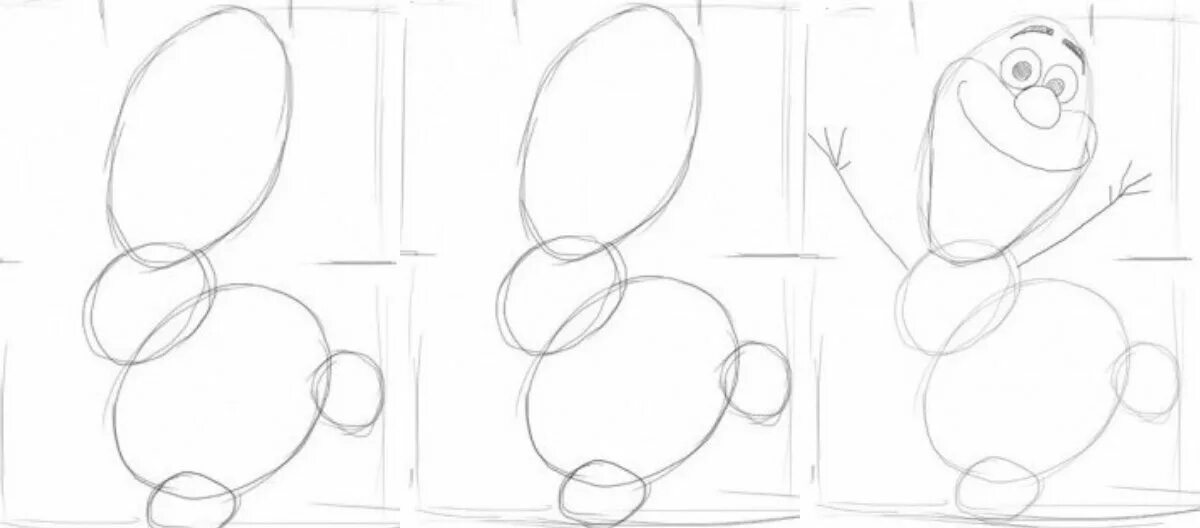 олаф рисовать. как нарисовать олафа. нарисовать снеговика олафа поэтапно. снеговик олаф рисунок пошагово. поэтапное рисование олафа.