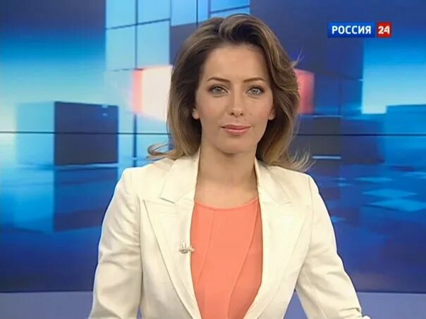 Ведущая Татьяна Столярова. Вести на Россия 24 - Июнь 2013, глаза не отвести - ТВ